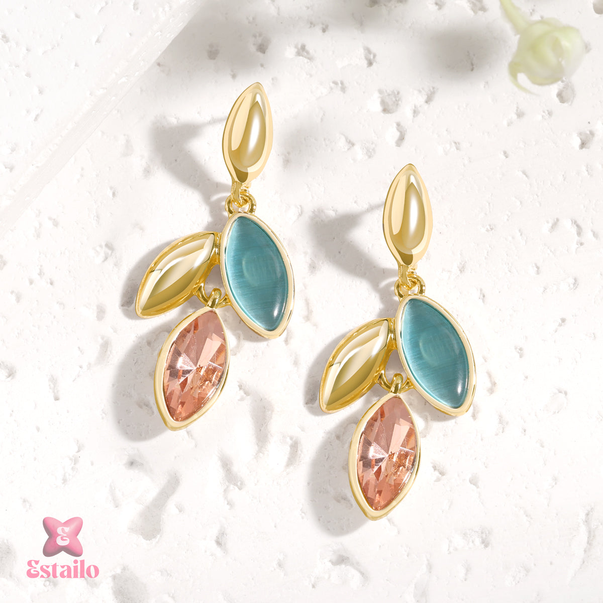 Rosewater & Dangles Earrings