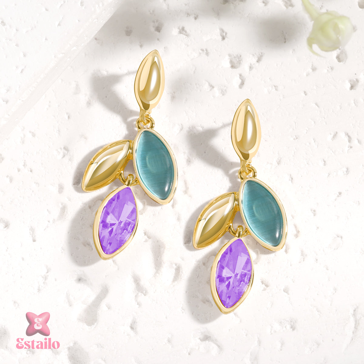 Ocean Haze Dangles Earrings
