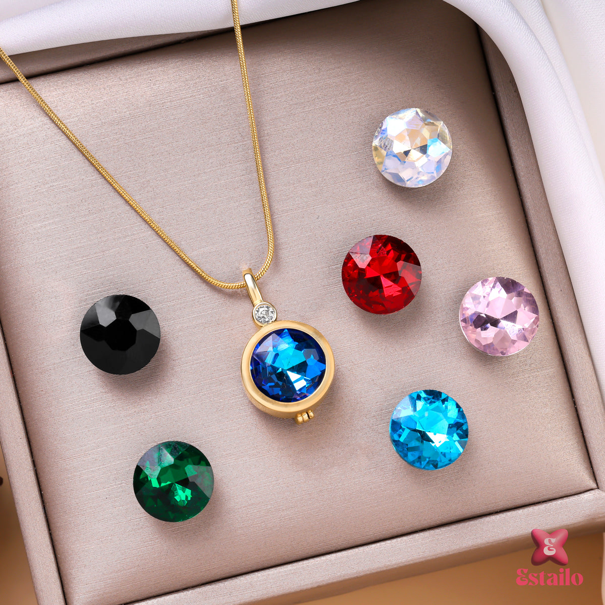 Gemstone Changeable Necklace