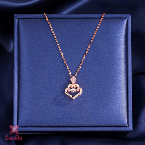 Blush Heart Elegance Necklace