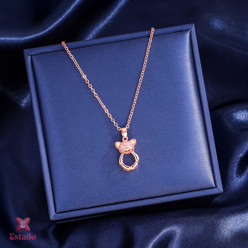 RosÃ© Teddy Love Necklace
