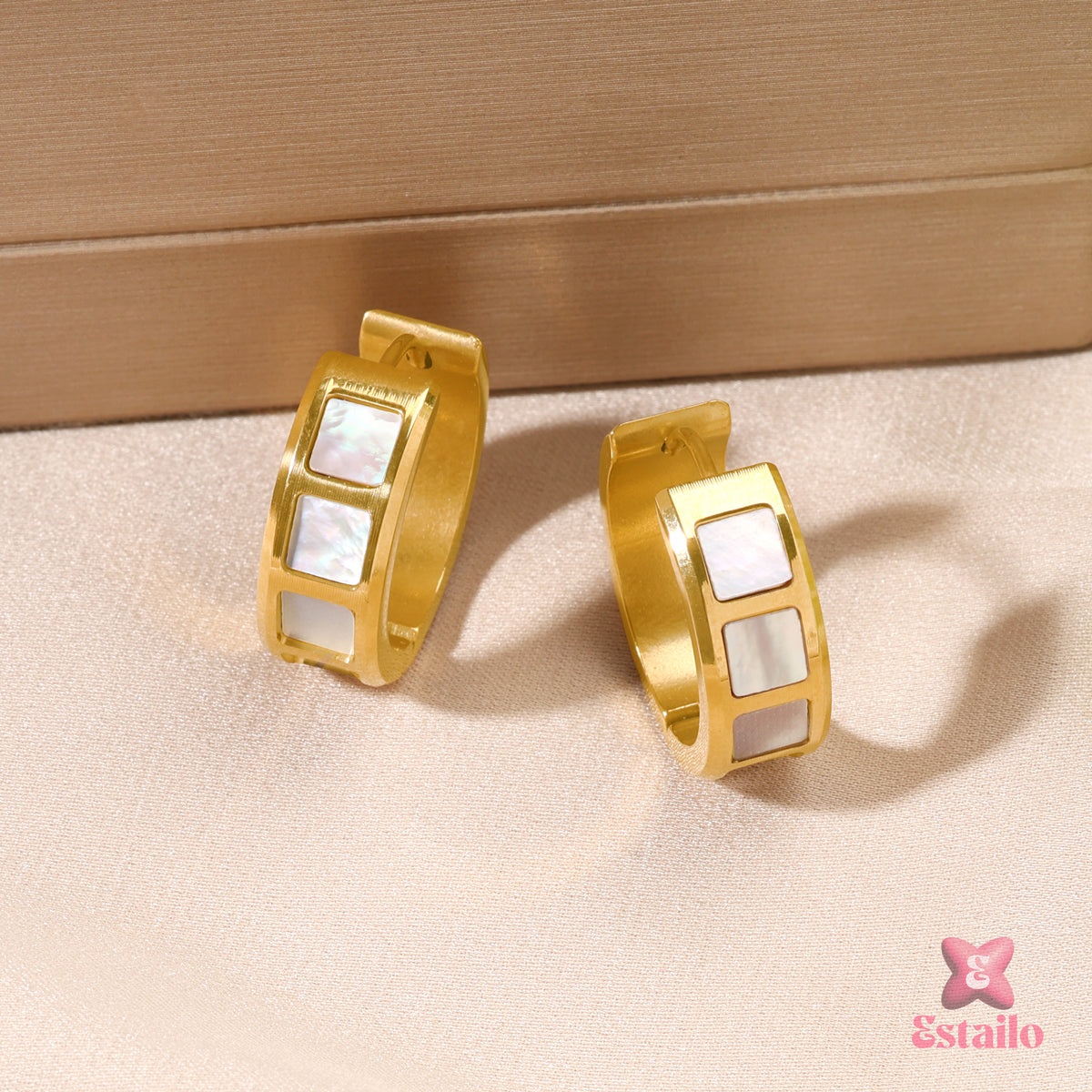 Sparkle Heart Embrace Earrings