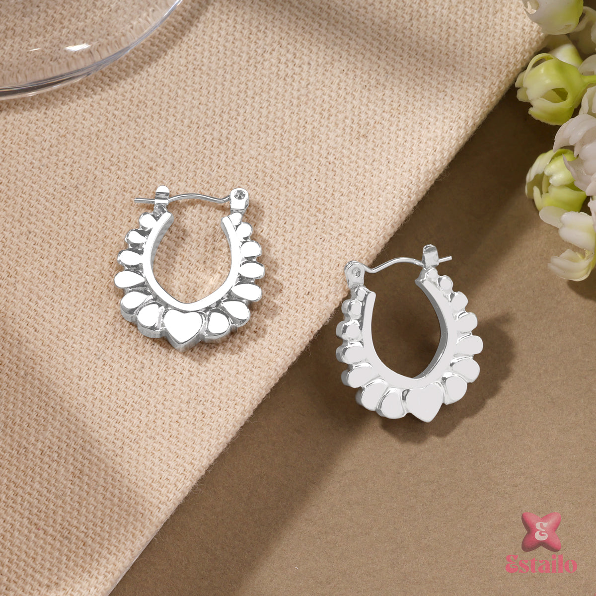 Hollow Gypsy Creole Hoop Earrings
