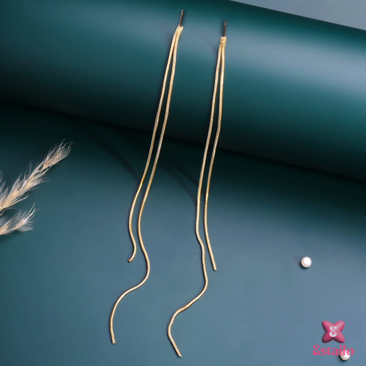 Minimalist Chain Drops Earring