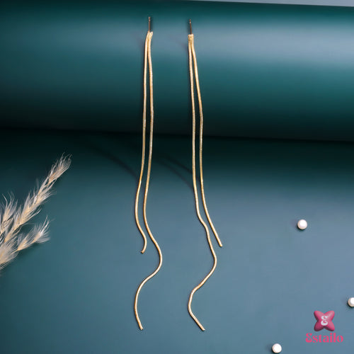 Minimalist Chain Drops Earring