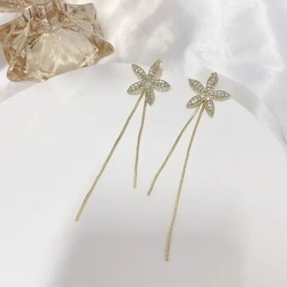 Aim For The Star Chain Earrings