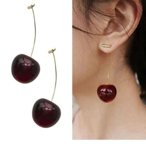 Blow of Cherry Quirky Earrings