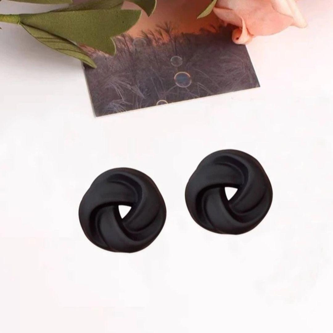 Black Jack stud  Earrings