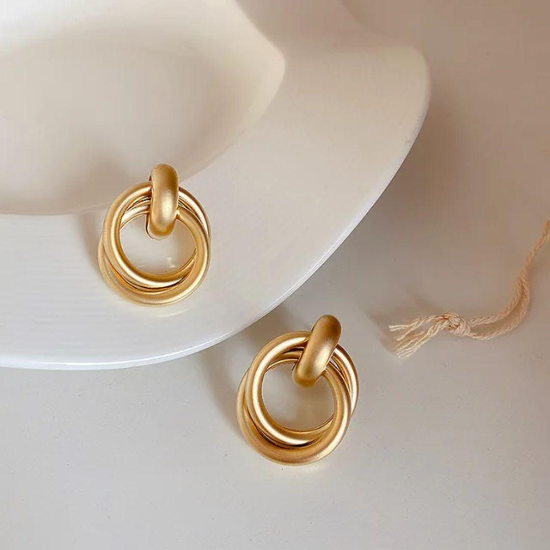 As Pretty As Gold Hoop Earrings