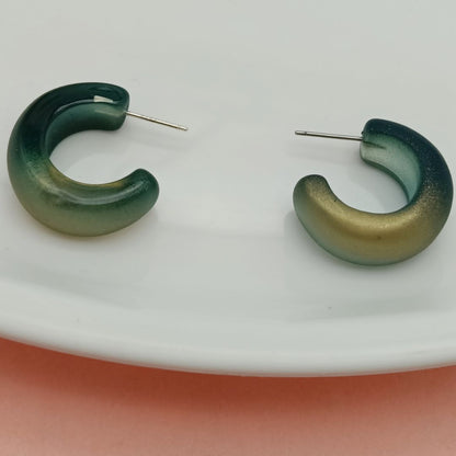 Blind Date coloured Hoop Earrings