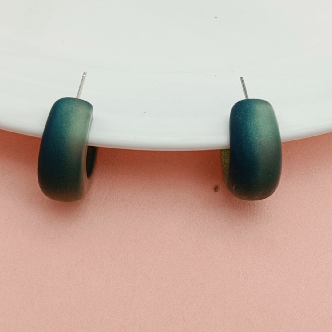 Blind Date coloured Hoop Earrings