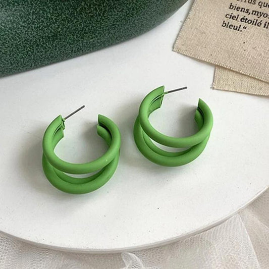 Blind Date coloured Hoop Earrings