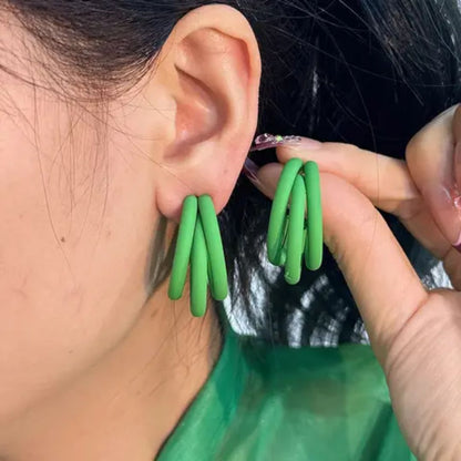 Blind Date coloured Hoop Earrings