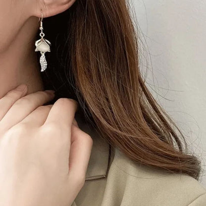 Cozy Crystal Drop Earrings