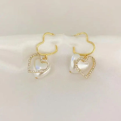 Bling Blogger Heart Earrings