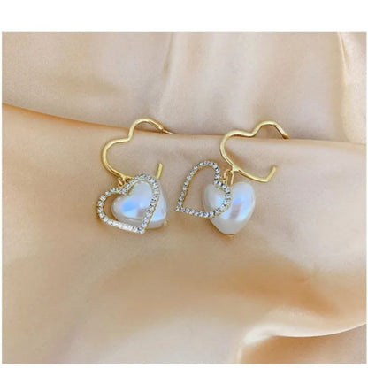 Bling Blogger Heart Earrings