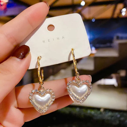 Bling Blogger Heart Earrings