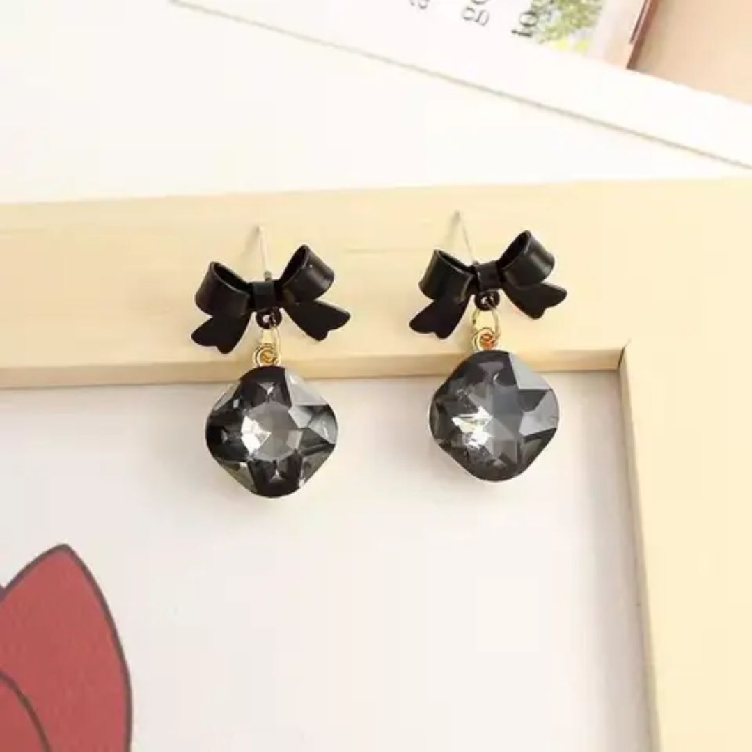 Bling Blogger Bow Earrings