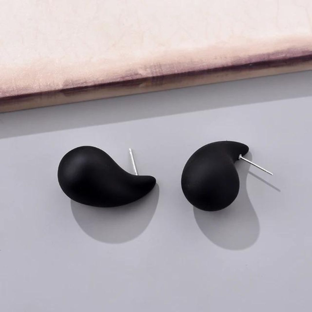 Tear Drop Luxe Stud Earrings