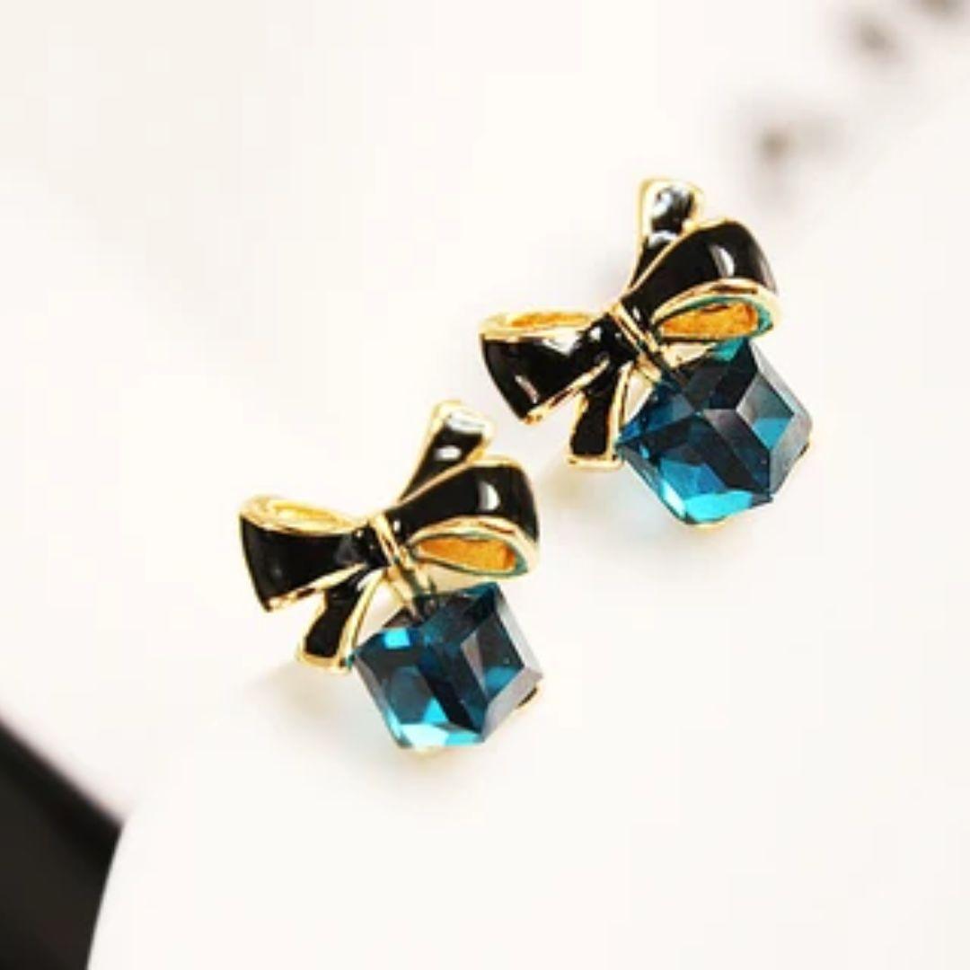 Bling Blogger Bow Earring