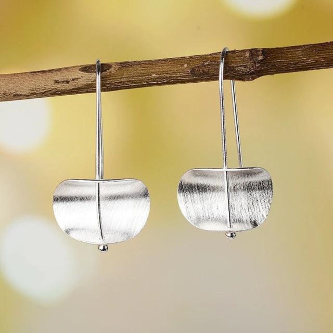 As Pretty As Silver Statement Earrings