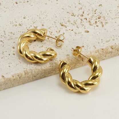 As Pretty As Gold Hoops Earrings