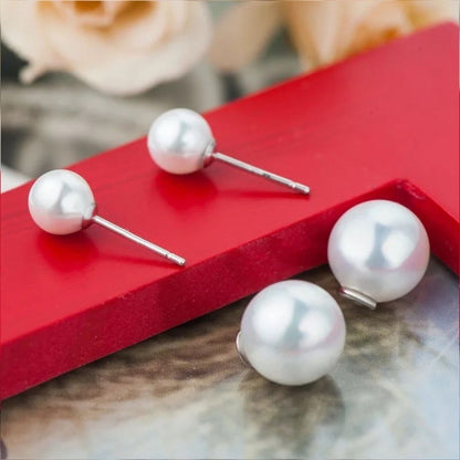 Perky Pearl Stud Earrings