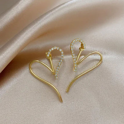 Bling Blogger Heart Earrings