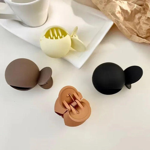 Matte Ponytail Hair claw (Pack of 3) small