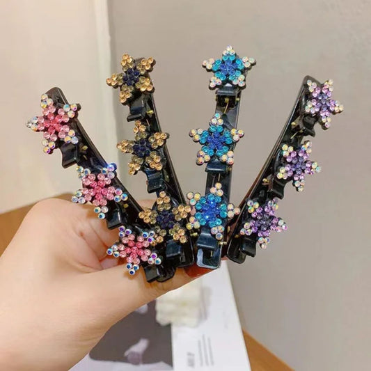 Sparkling Crystal Stone Hair Clips(Pack of 2)