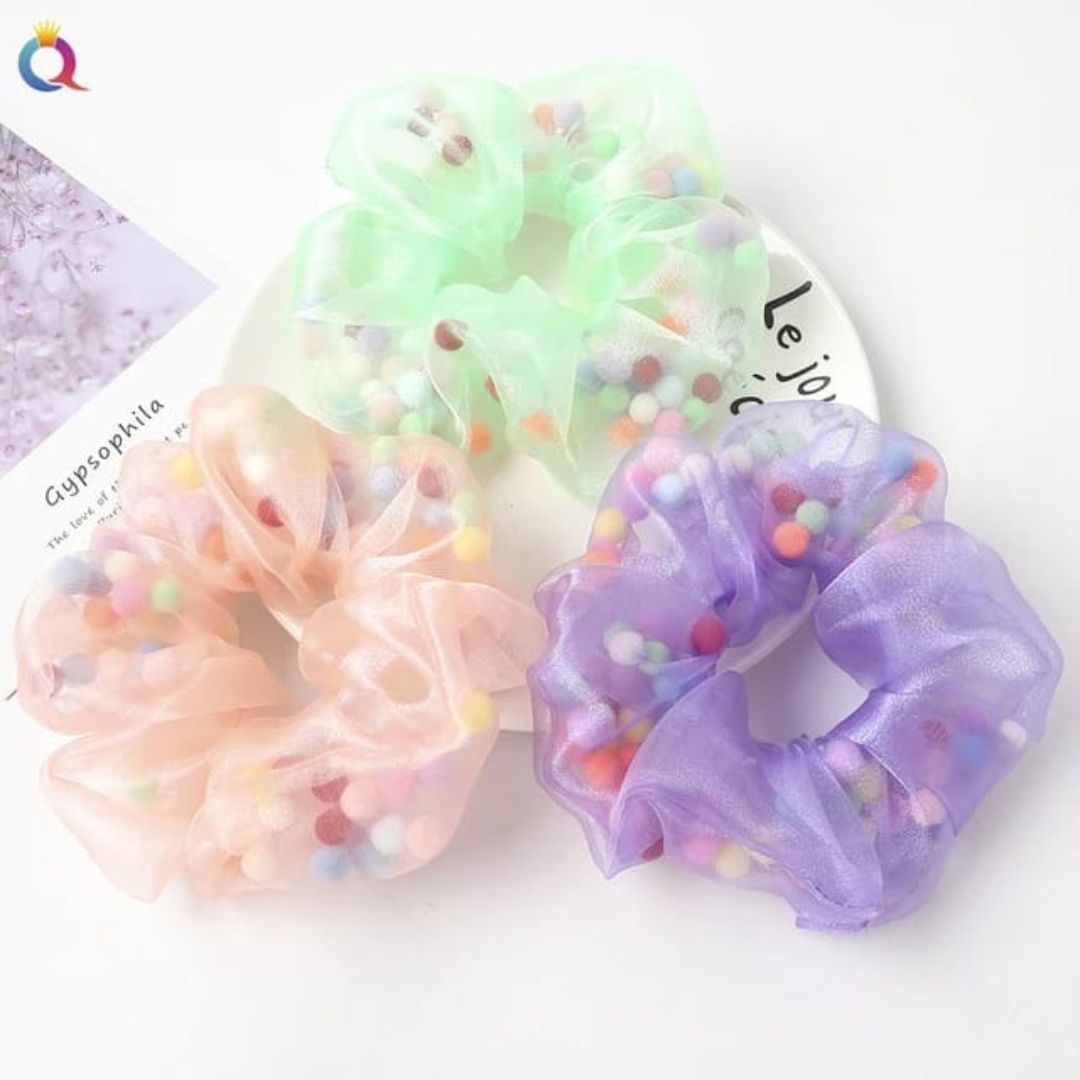 Color Pop Scrunchies (Pack of 3)