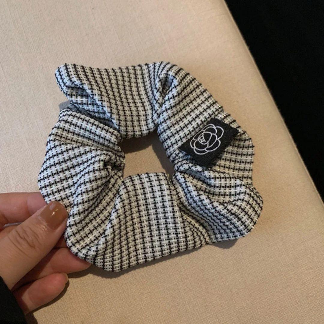 Check Luxe Scrunchies (Pack of 2)