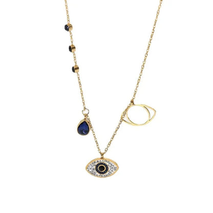 Dazzling Dainty Evil Eye Necklace