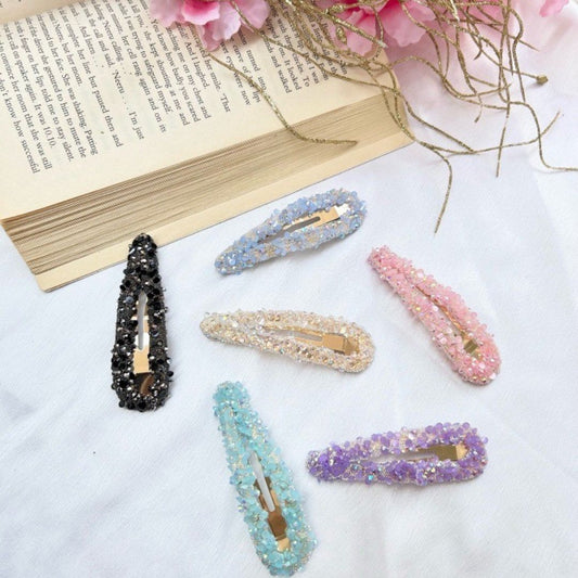 Crystal Sparkly Hair Clip (Pack of 2)