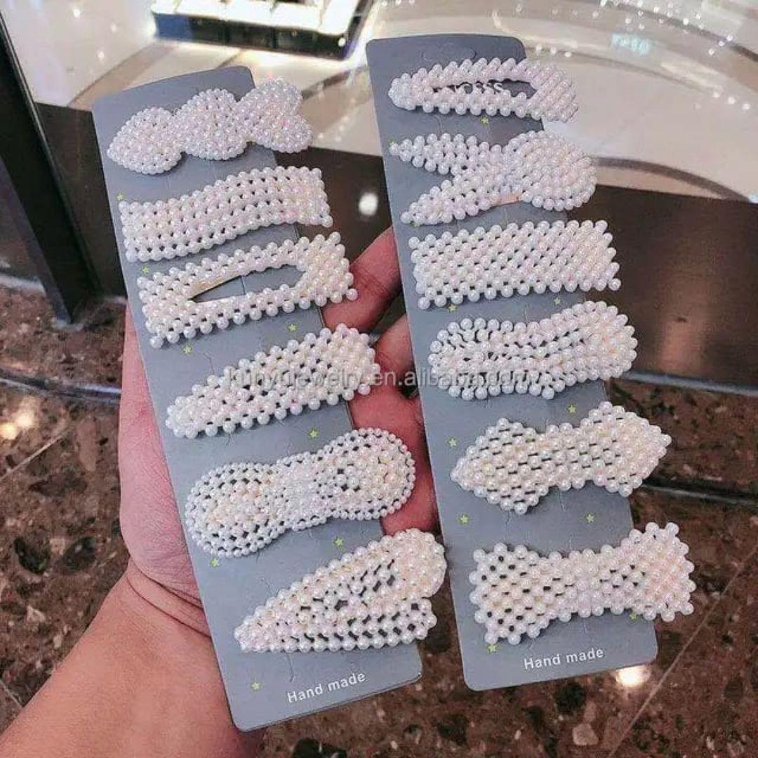 Pearl Hair Clips (pack of 5)