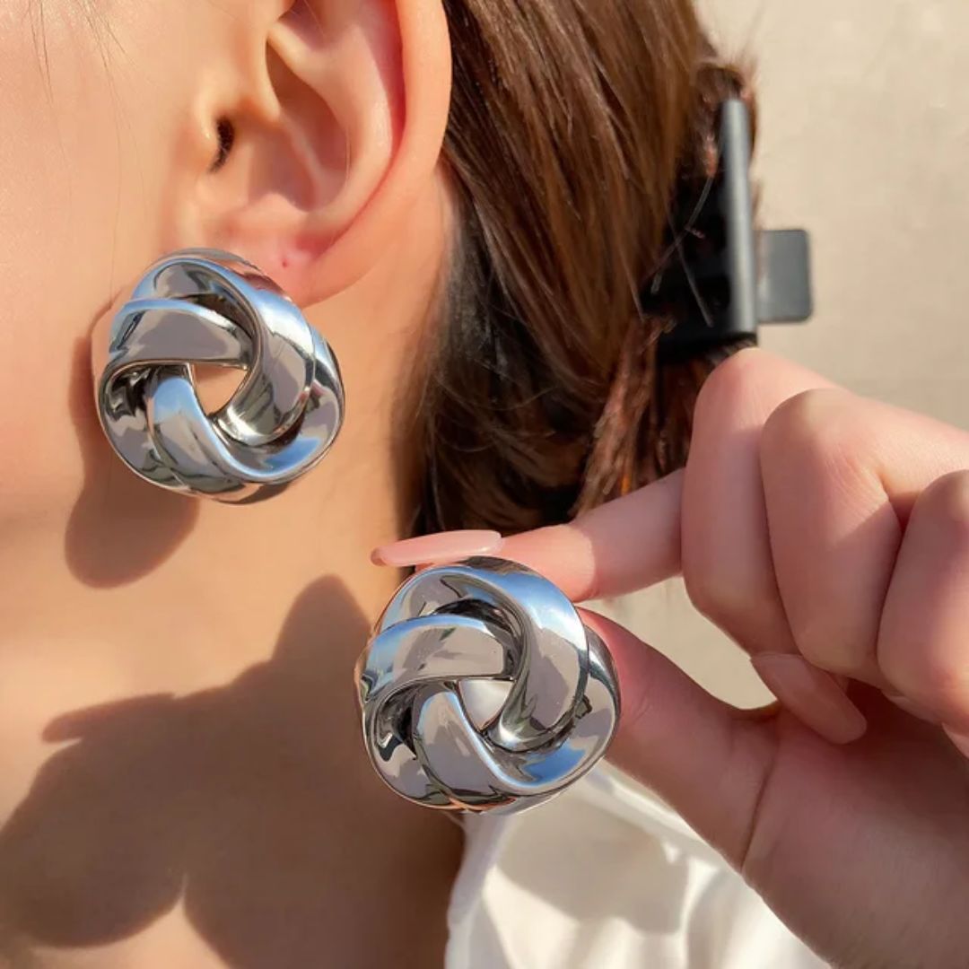 At The 11th Hour Stud Earrings