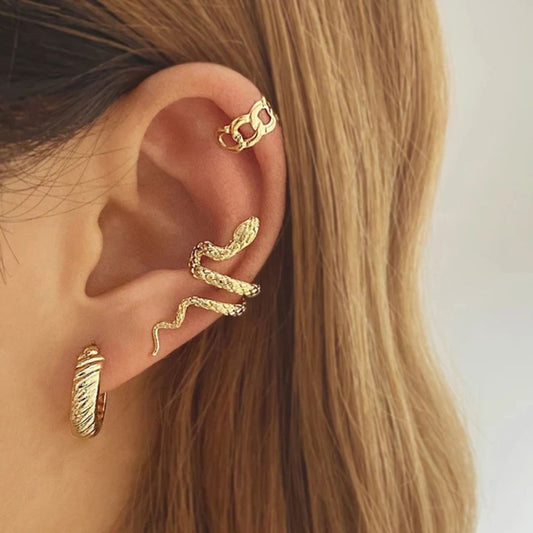 Look Like A Snake Earcuff (Single Ear)