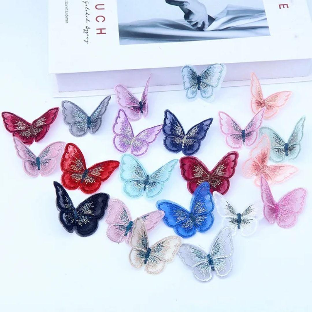 Butterfly Mini Hair Claw Clip (pack of 3)