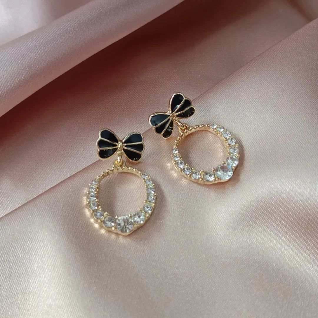 Bling Blogger Bow Earring