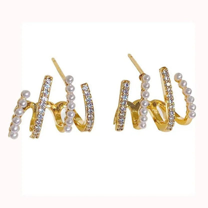 Bling Blogger Stud Earring