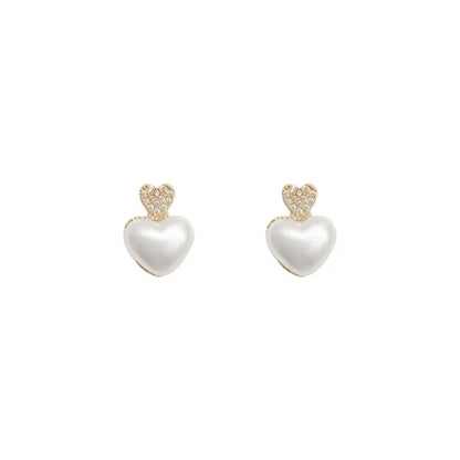 Bling Bloger Heart Earrings