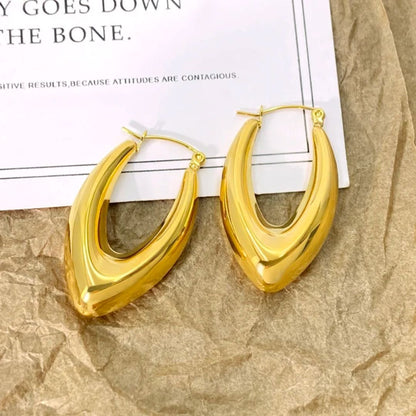 As Pretty As Gold Hoop Earrings