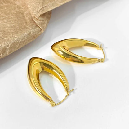 As Pretty As Gold Hoop Earrings