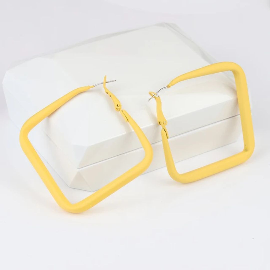 Blind Date coloured Hoop Earrings