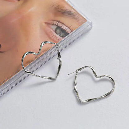 Bling Blogger Heart Earrings