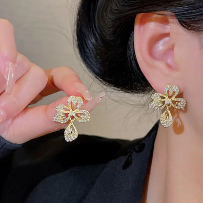 Cut The Crap Flower Earrings