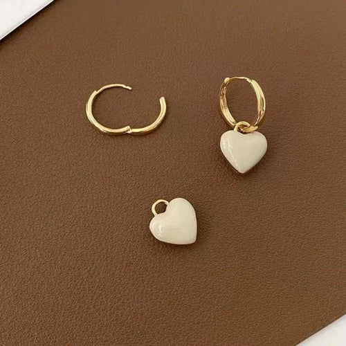 Bling Bloger Heart Earrings