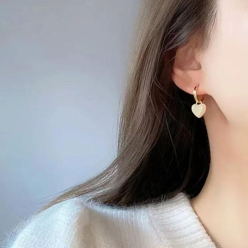 Bling Bloger Heart Earrings