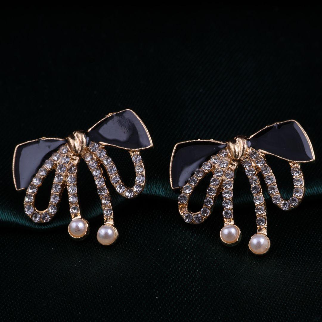 Bling Blogger Bow Earring