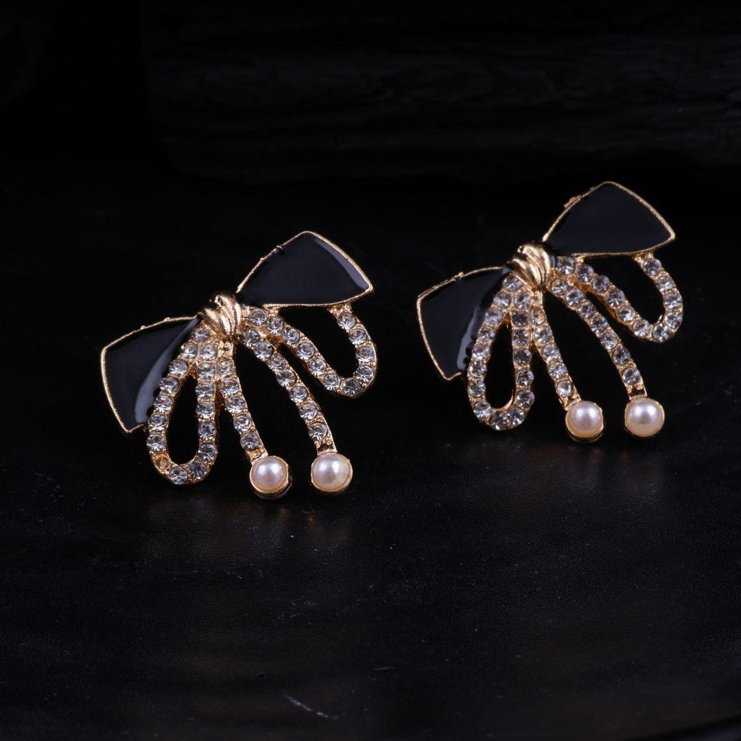 Bling Blogger Bow Earring